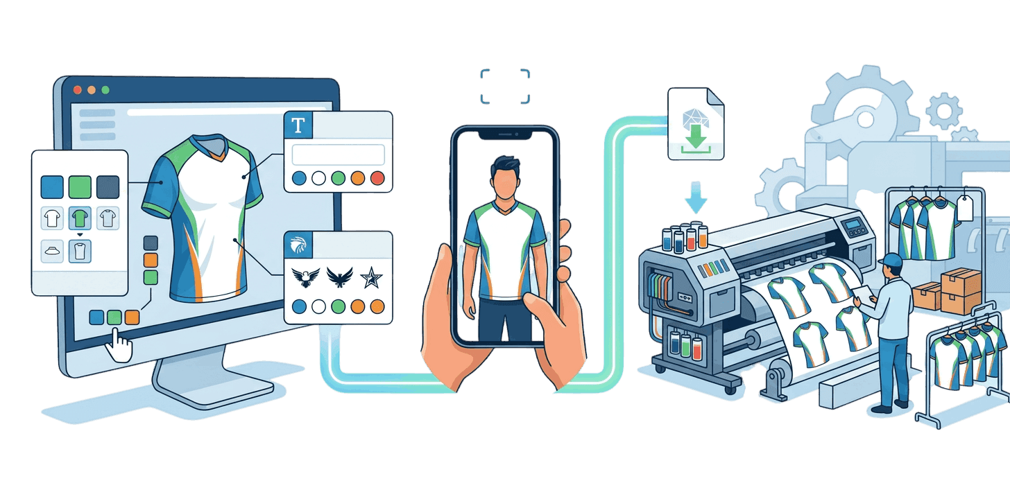 Custom jersey showcase